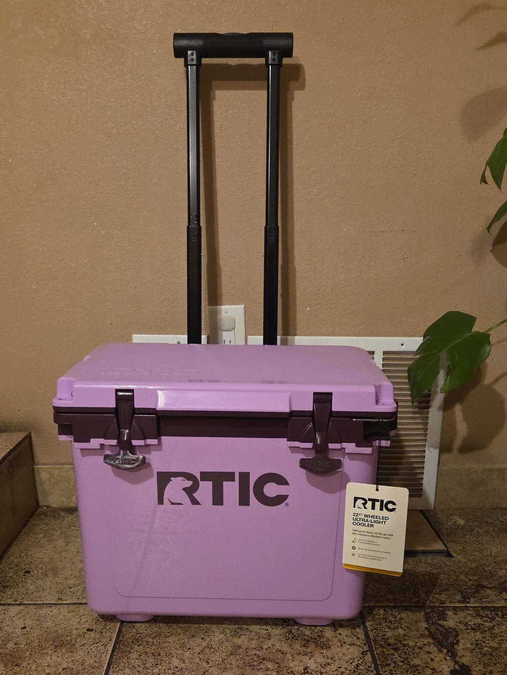 RTIC 20" Wheeled Cooler - Lavender/ Plum